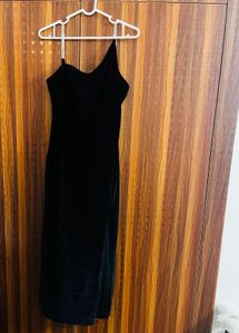 Black Side Slit Dress