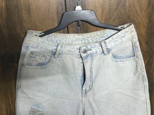 Ripped Light Wash Jeans