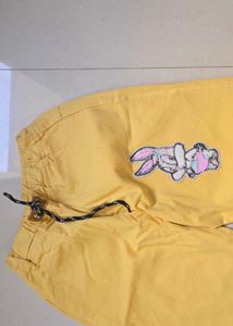 y2k Fun Yellow Pants