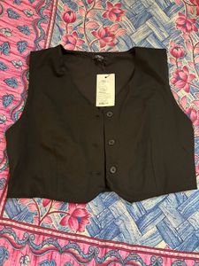 Stylish Black Vest