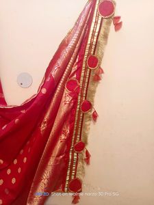 Red Banarasi Silk Saree