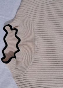 Elegant Ribbed Knit Top