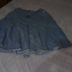 Midi Denim Skirt