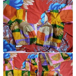 NEW SAREE With STITCHED Blouse