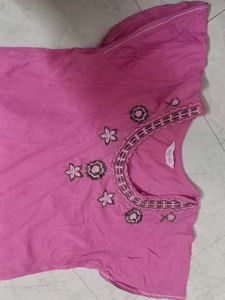 Pink Nighty Honeydew 36&#34; Embroidery