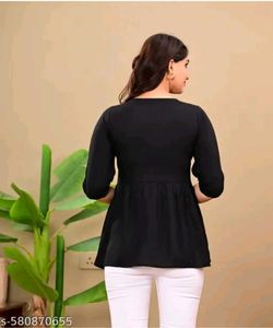 women stylish fashionable short kurti