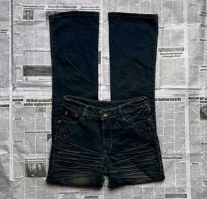 y2k bootcut demin for baddies