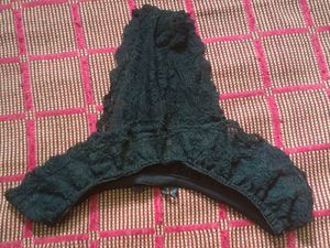 Black Lace Thong