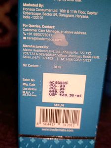 Brand New Derma Co Peptide Serum