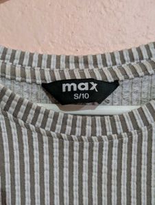 Striped Short Sleeve Top