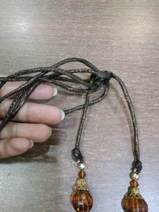 Copper Blouse Dangler With Same Color Strings