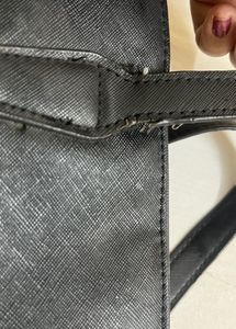 Lavie Black Textured Shoulder Bag