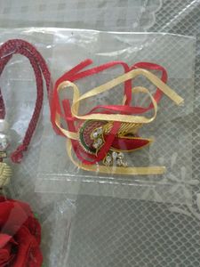 Red Rose Rakhis for Bhai Bhabhi