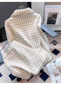 Warm tweed Set with Bow