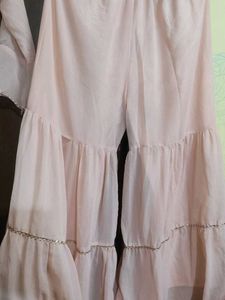 Pink Embellished Gharara Suit Combo Of Four