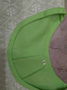 Mint Green Chikan Kari Fabric