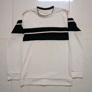 Striped Crewneck Sweatshirt