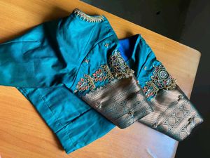 💥Emerald Green Embellished Blouse💥