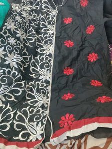 Elegant Embroidered Dress Material unstitched