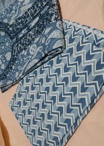 Pretty Printed Suit Material For Women 🩶✨️
