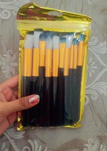 10 Makeup Brushes Set