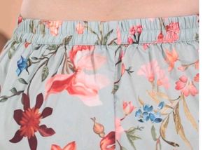 Floral Print Button-Down Top