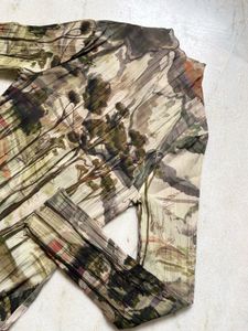 Abstract Print Midi Dress