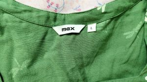 Printed Square Neck Top