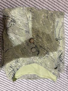 Sage Green Patterned Blouse