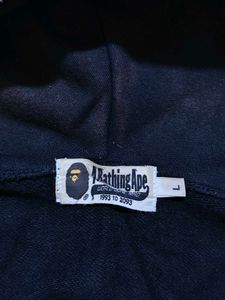 Bape camo sleeve full zip shark hoodie