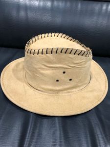 Tan Suede-Like Cowboy Hat