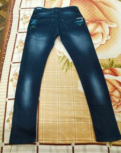 Dark Blue Denim Jeans