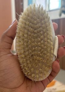 Wooden Back Exfoliator Brush