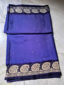 Elegant Blue Saree