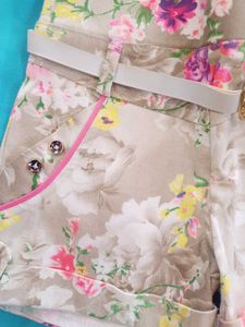 Cute Floral Shorts Set