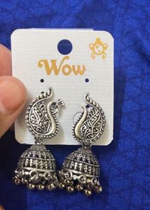 Combo Silver Colour Oxidized Earrings.