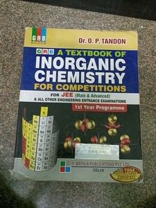 Inorganic Chemistry Textbook for JEE