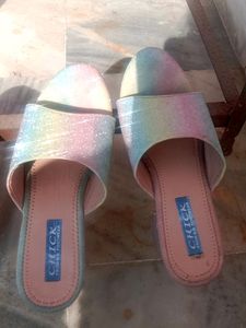 Unicorn 🦄 Shimmery Block Heels