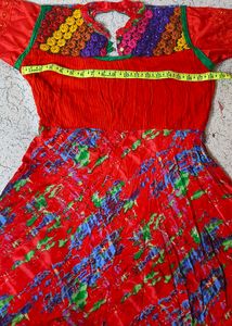 Red Full Long Frok