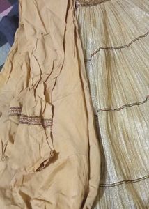 Beautiful Cream Fancy Party Kurta Set