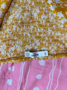 Mango Floral Print Top