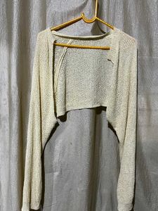 Cropped Knit Shrug