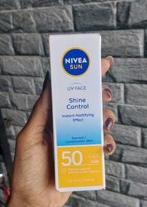 Nivea Shine Control Sunscreen Spf 50