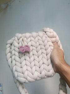 Handmade Chunky crossbody bag