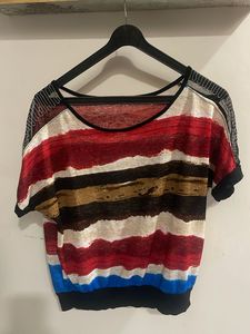Striped Short Sleeve Top