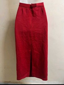 Red Formal Skirt