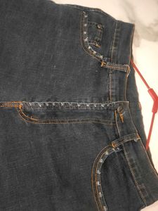 Studded Denim Shorts