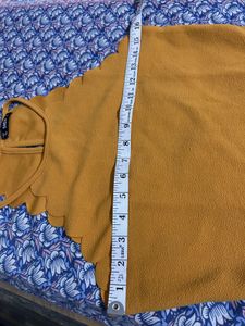 Shein Mustard Crop Top