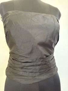 Elegant Black Bandeau Top