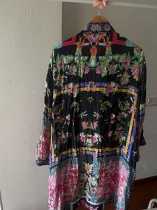 Multi Floral Natural KIMONO